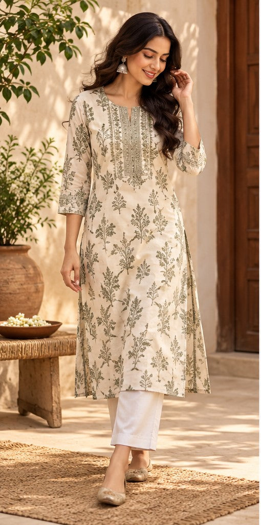 Bunon Cotton Kurti – Test Product